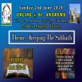 St Andrew's Online: Keeping the Sabbath